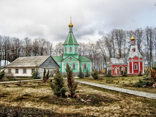 Devostock Voronezh Russia Monastery Buildings