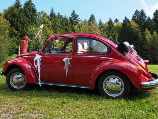 Devostock Vw Beetle Bridal Car 1