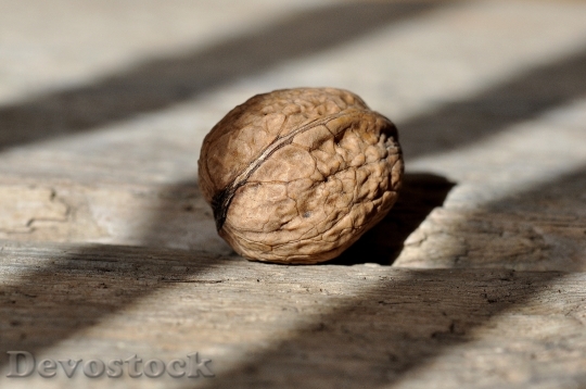 Devostock Walnut Nut Fruit Bowl