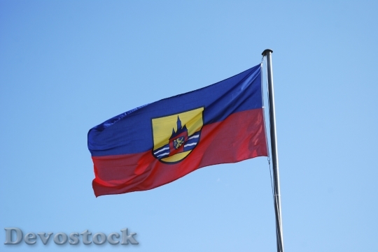 Devostock Wangerooge Flag Sky Mast