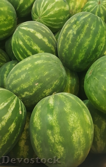 Devostock Watermelon Melon Seedless Food