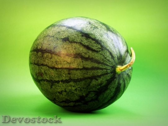 Devostock Watermelon Slice Isolated Seeded 3