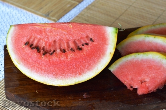 Devostock Watermelon Sweet Fresh Fruit