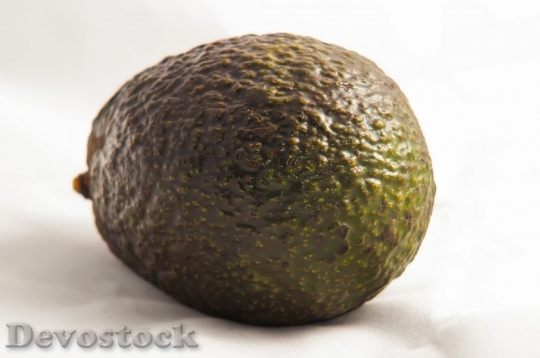 Devostock White Avocado Close Up