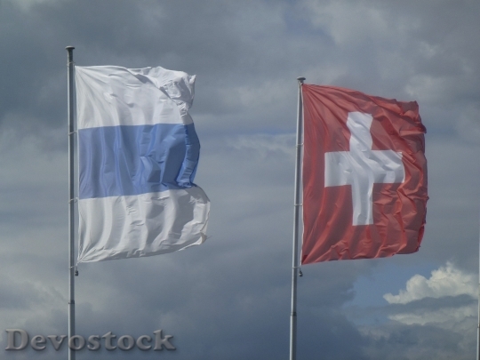 Devostock Wind Flag Switzerland Canton