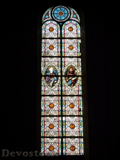 Devostock Window Church Window Glass 2
