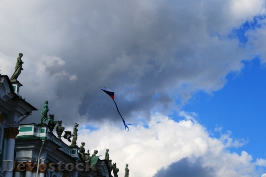 Devostock Winter Palace Sky Clouds