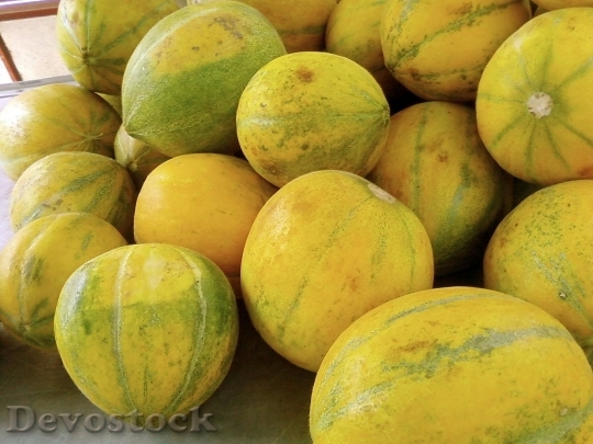 Devostock Yellow Melon
