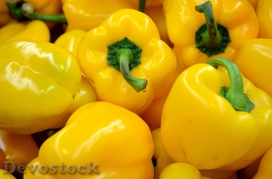 Devostock Yellow Pepper Isolated