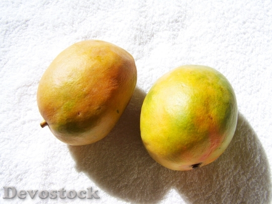 Devostock Yellowish Green Mango Fruit
