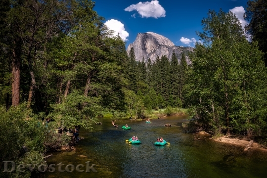 Devostock Yosemite River Water California