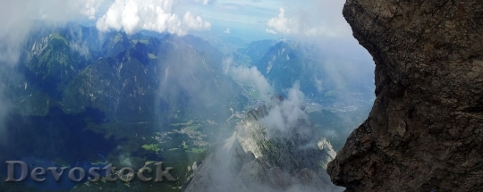 Devostock Zugspitze Rock Sky Face