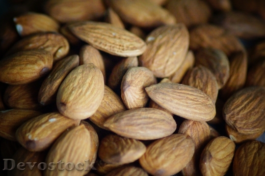 Devostock Almond Nuts Food Healthy
