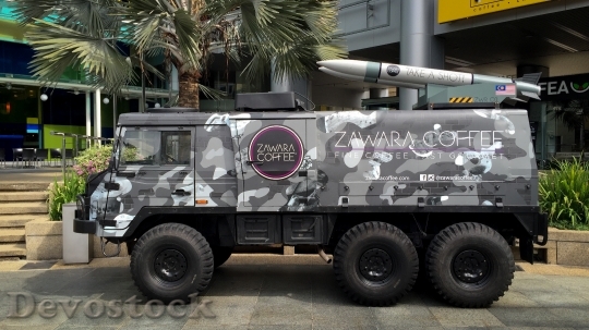 Devostock Armoured Vehicle Military Coffee
