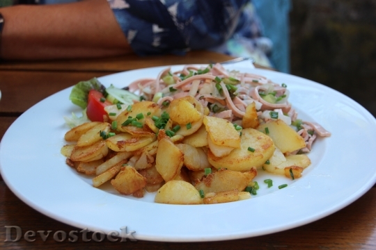 Devostock Beer Sausage Salad Bavaria