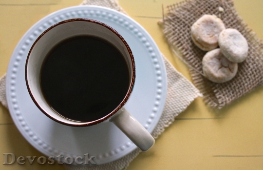 Devostock Black Coffee Cup Mug