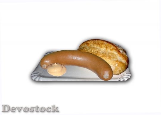 Devostock Bockwurst Eat Food Nutrition