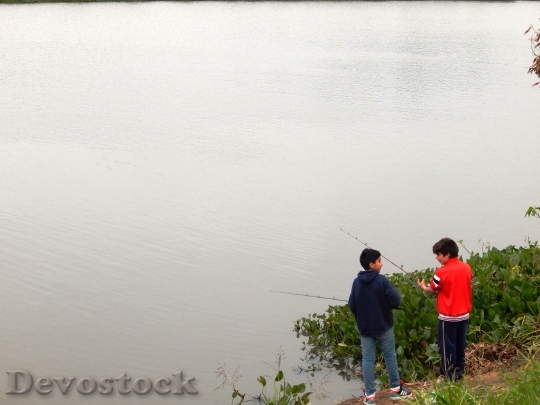 Devostock Boys Fishing Child Fishery