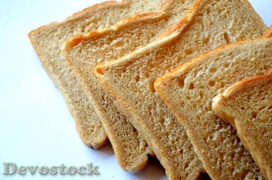 Devostock Bread Slices Bread For