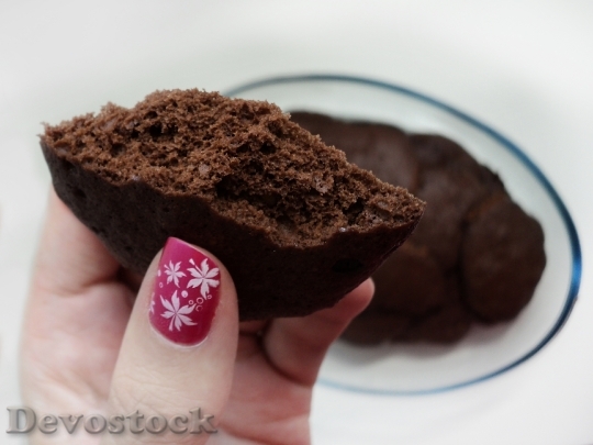 Devostock Brownies Cookies Chocolate Food