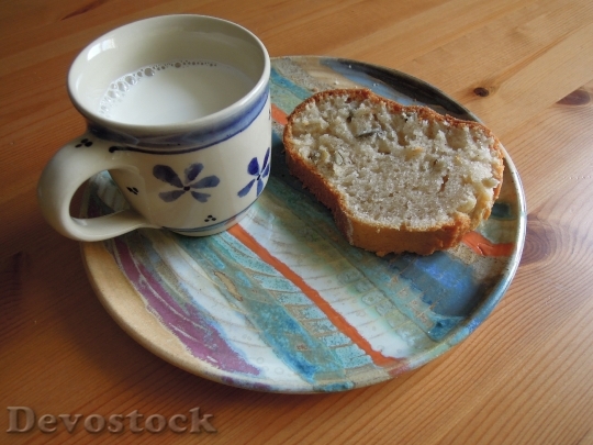 Devostock Brunch Breakfast Cup Milk