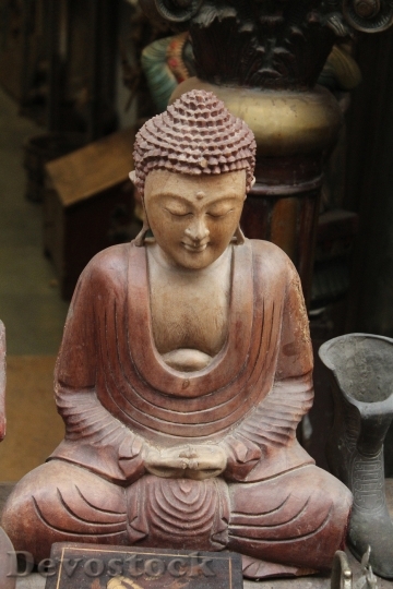 Devostock Buddha Idol Buddhism Religion