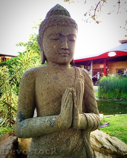 Devostock Buddha Yoga Meditation Peace 1