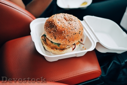 Devostock Burger Fast Food Food