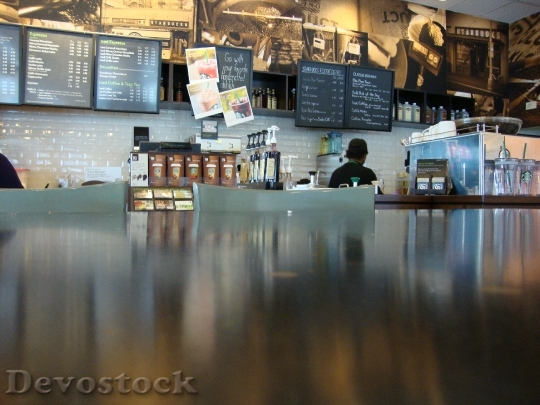 Devostock Cafe Starbucks Coffee Restaurant