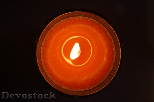 Devostock Candle Candle Light Calm 0