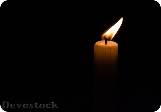 Devostock Candle Flame Candlelight Light 0