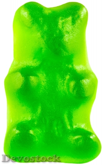 Devostock Candy Gummy Bear Green
