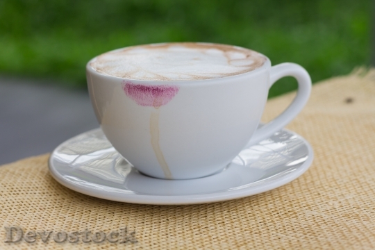Devostock Cappuccino Beverage In Morning 10