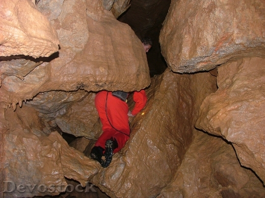 Devostock Cave Stalactite Nature Stones