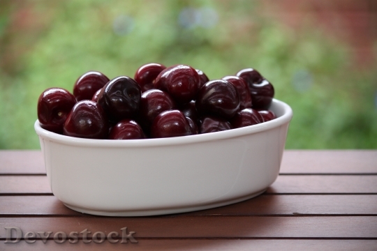 Devostock Cherry Cherries Fruit Food