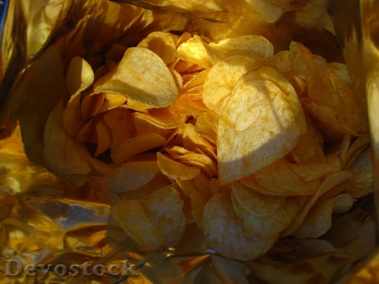 Devostock Chips Food Cuddly Bag 0