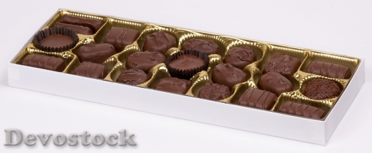 Devostock Chocolates Pralines Box Sweet