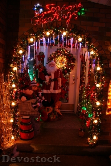 Devostock Christmas Lights Decoration Holiday