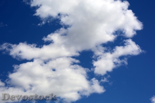 Devostock Clouds Heaven Blue Sky