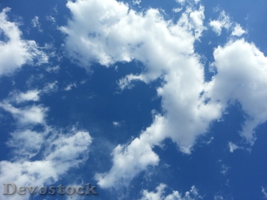Devostock Clouds Sky Weather Blue 0