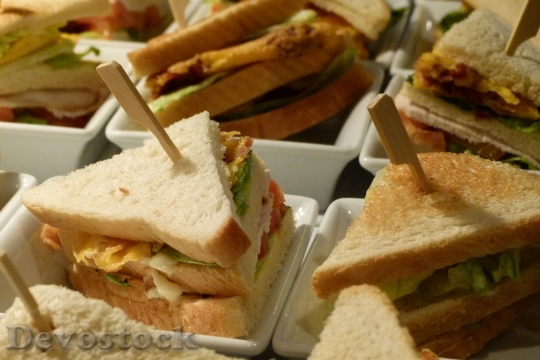 Devostock Club Sandwich Dine Snack