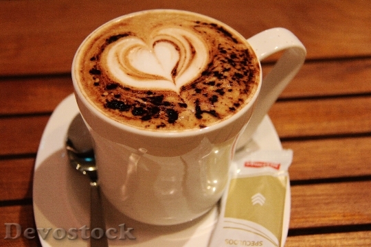Devostock Coffee Art Love Design