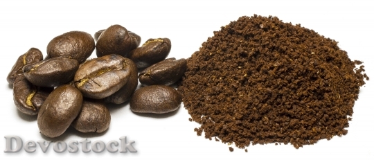 Devostock Coffee Beans Coffee Powder