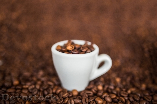 Devostock Coffee Beans Espresso Cup