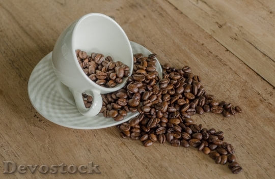Devostock Coffee Beans Mug Coffee
