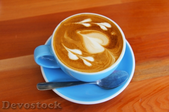 Devostock Coffee Cafe Heart Milk