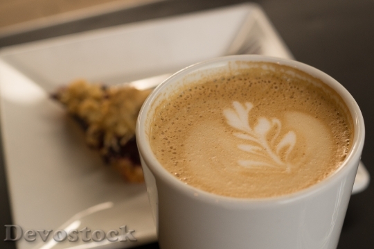 Devostock Coffee Cappuccino Cream Cafe