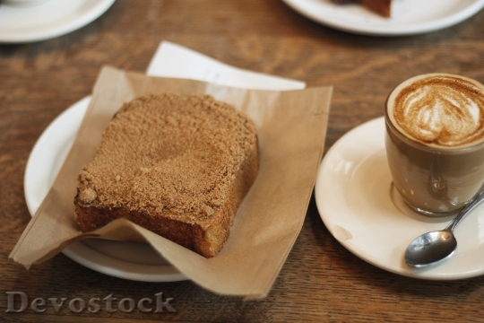 Devostock Coffee Cinnamon Toast Toast