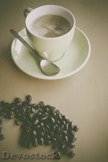 Devostock Coffee Coffee Beans Breakfast