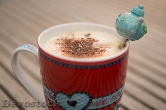 Devostock Coffee Coffee Cup Latte